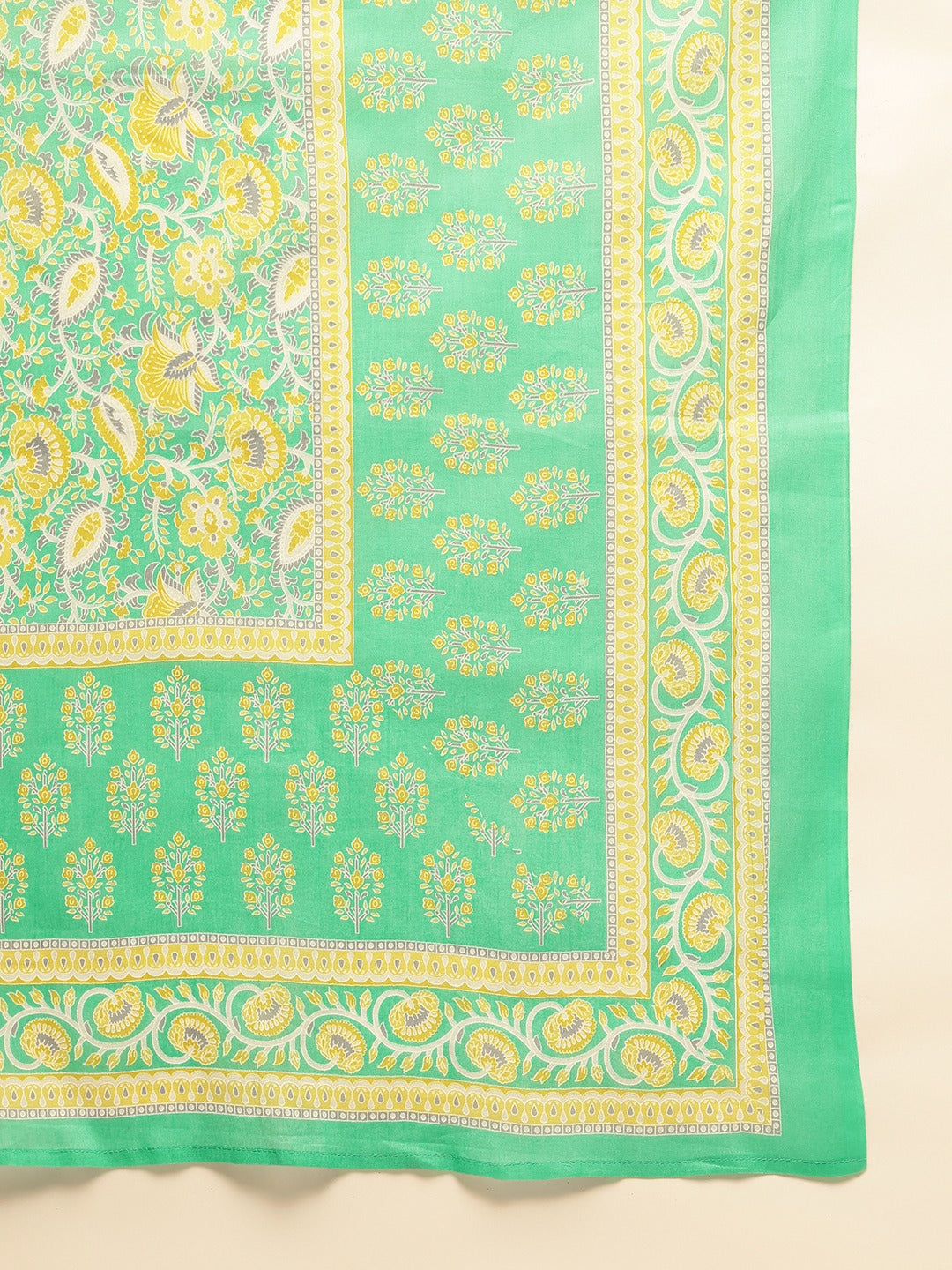 Stylish Neon Green Ethnic kurta set For Women